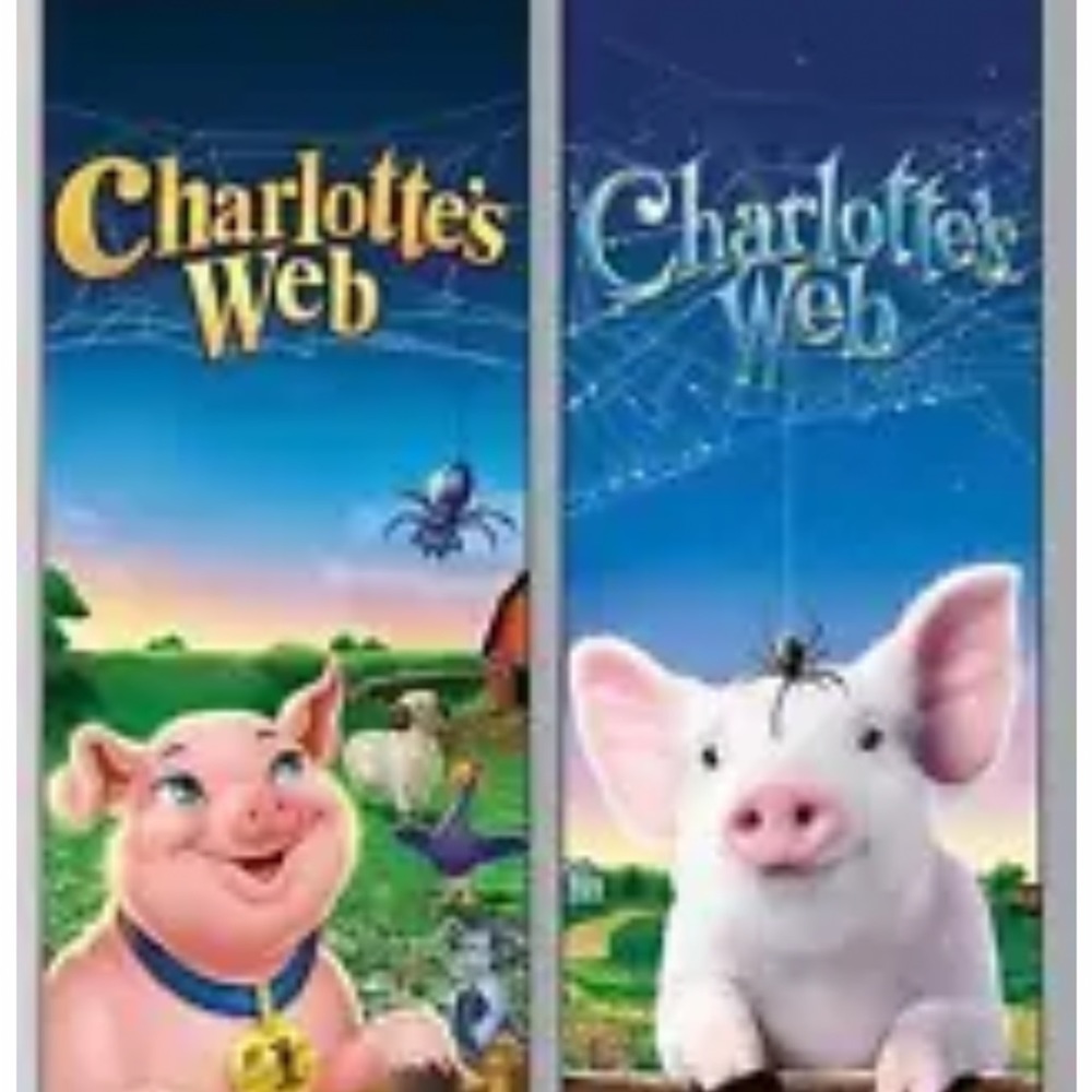 Double feature Charlottes web (1973) Charlottes web (2006) set of 2 dvd